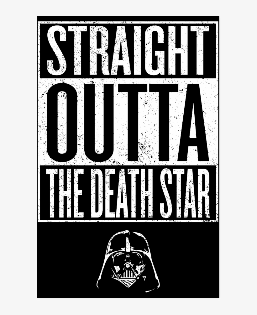 Straight Outta Death Star Poster - Straight Outta Schwifty Rick And Morty Hoodie Hooded, transparent png download