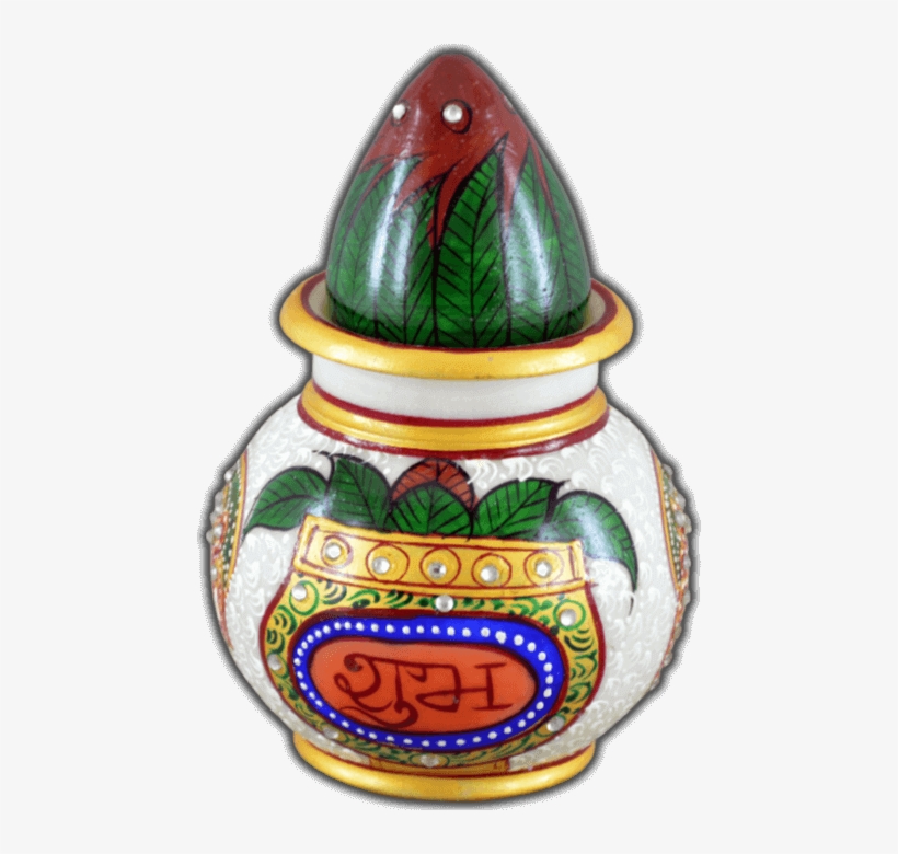 Tg-marble Kalash Nariyal Subh Labh - Marble Kalash, transparent png download