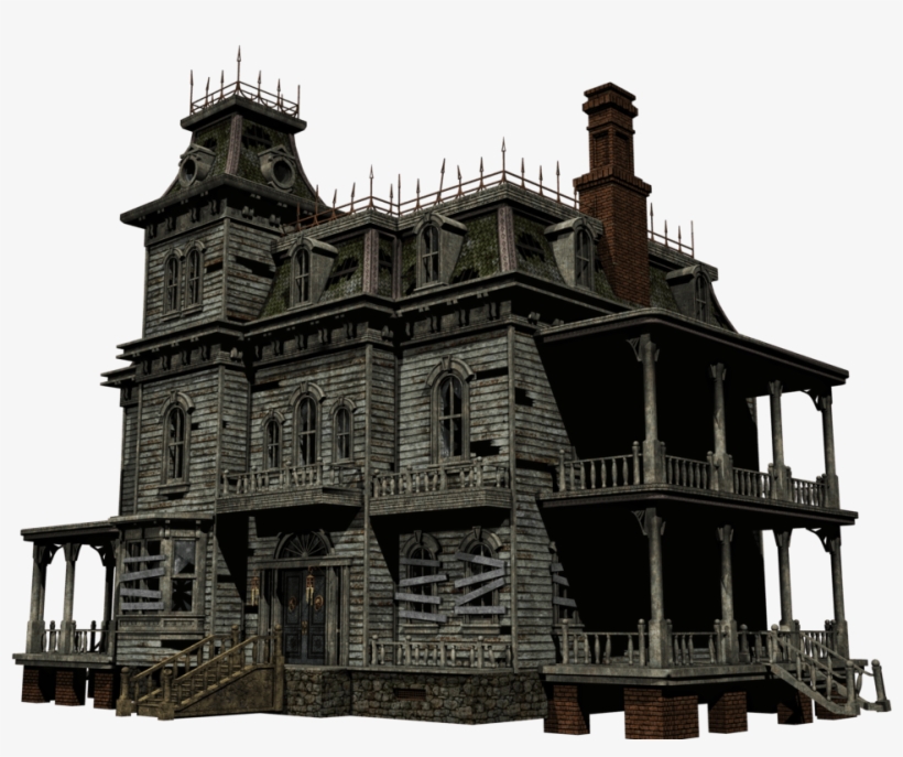 Miscellaneous - Haunted House Png, transparent png download