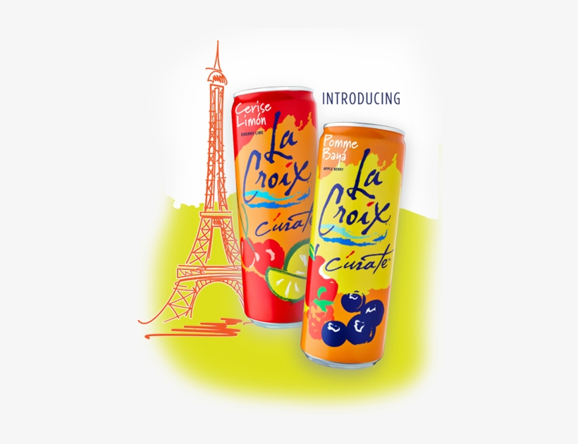La Croix Curate - Lacroix Curate Sparkling Water, Cherry Lime, 12 Fl, transparent png download