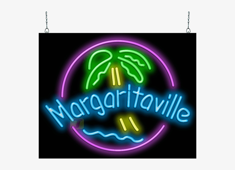 Margaritaville Neon Sign - Neon Sign, transparent png download