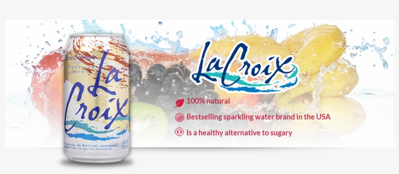 Lacroix - La Croix Coconut Water Giant Can, transparent png download