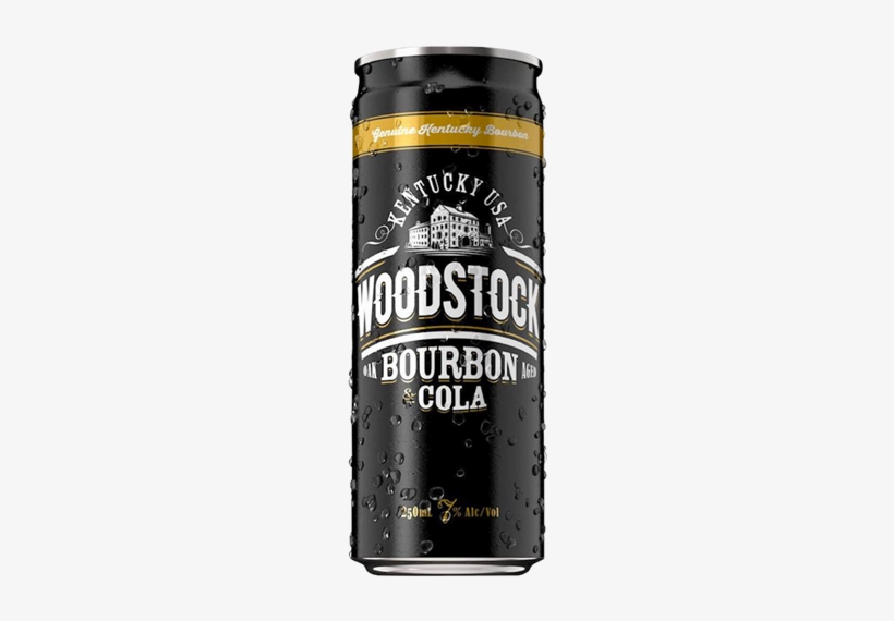 Picture Of Woodstock Bourbon 250ml 12 Pack Cans - Bourbon And Cola Can, transparent png download