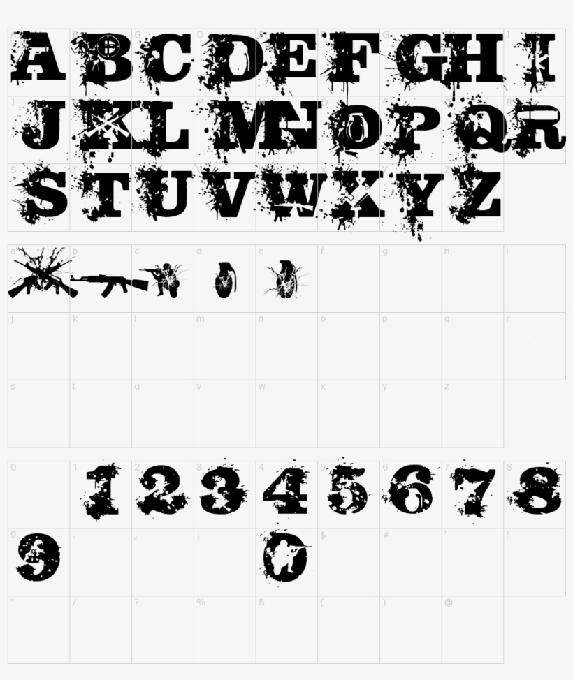 Font Characters - Number, transparent png download
