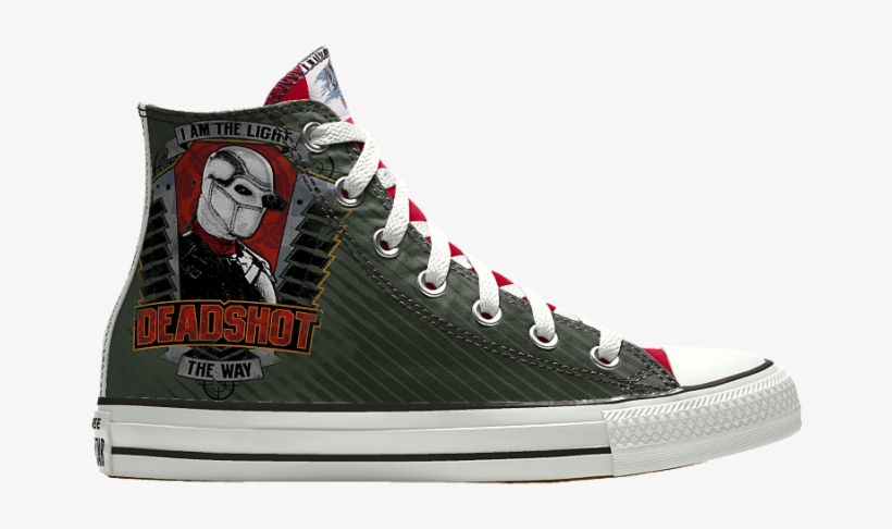 You Can Design Your Own "suicide Squad" Sneakers - Suicide Squad Chuck Taylors, transparent png download