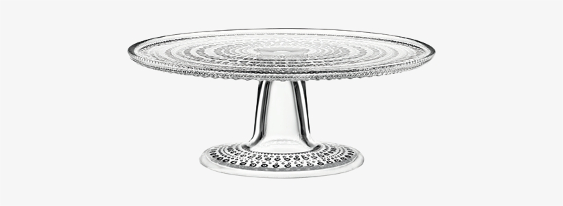 'kastehelmi' Cake Stand Clear 24cm - Iittala Kastehelmi Cake Stand 24cm Clear, transparent png download
