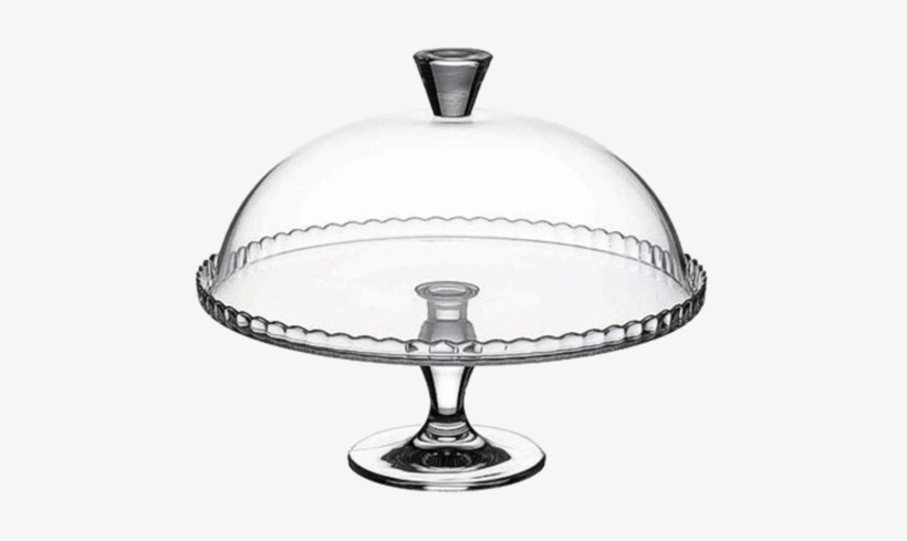 Glass Cake Stand - Pasabahce Patisserie Footed Service Glass Plate With, transparent png download