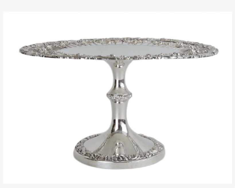 Early Ellis Brothers Silver-plated Beautifully Decorative - Cake Stand, transparent png download