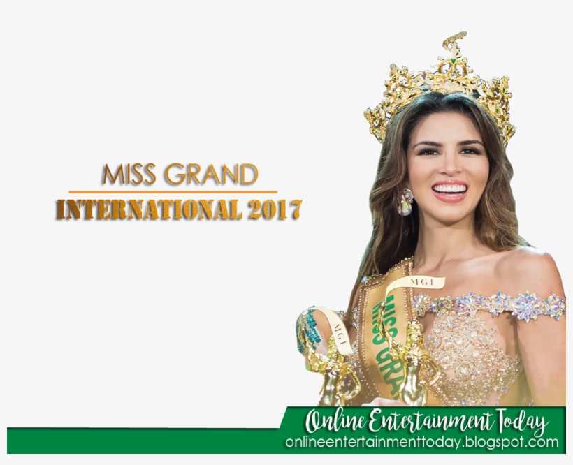 Miss Peru To Reign As Miss Grand International - Crown Miss Grand International 2017, transparent png download