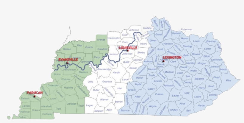 Coverage Area - State Of Kentucky Outline Wood, transparent png download