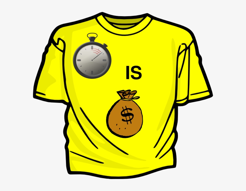 Time Is Money Clipart Png For Web - Tshirt Clipart, transparent png download