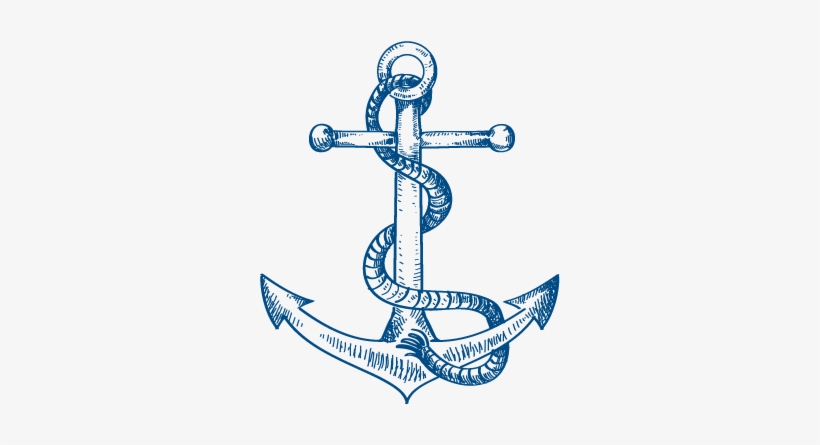 Anchor Transparent Background Download - Hero Arts Anchor Mounted Rubber Stamp, 1.25", transparent png download
