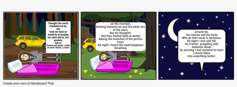 Sleeping In The Forest Alia Class 7a - Cartoon, transparent png download