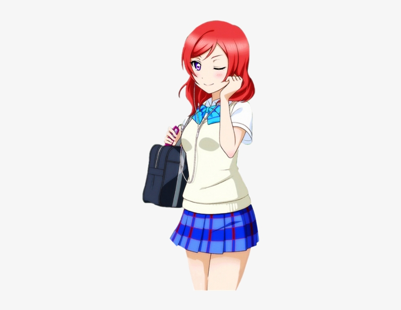 Makinishikino Maki Freetoedit - Cheap Women Cosplay Wigs Attractive Medium Straight, transparent png download