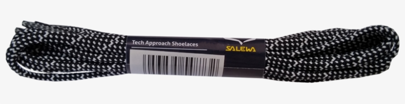 Sznurówki Salewa Tech Approach Shoelace Black/white, transparent png download