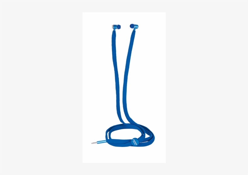In-ear Headphones, Shoelace Cord, Blue - Cable, transparent png download