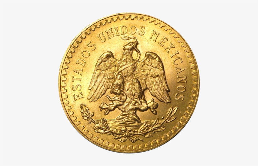 Mexican Gold Eagle Coin, transparent png download