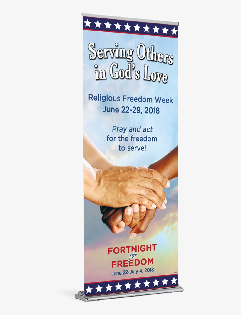Fortnight For Freedom 2018 Banner B - Because Your Sins Have Been Forgiven Through Jesus, transparent png download