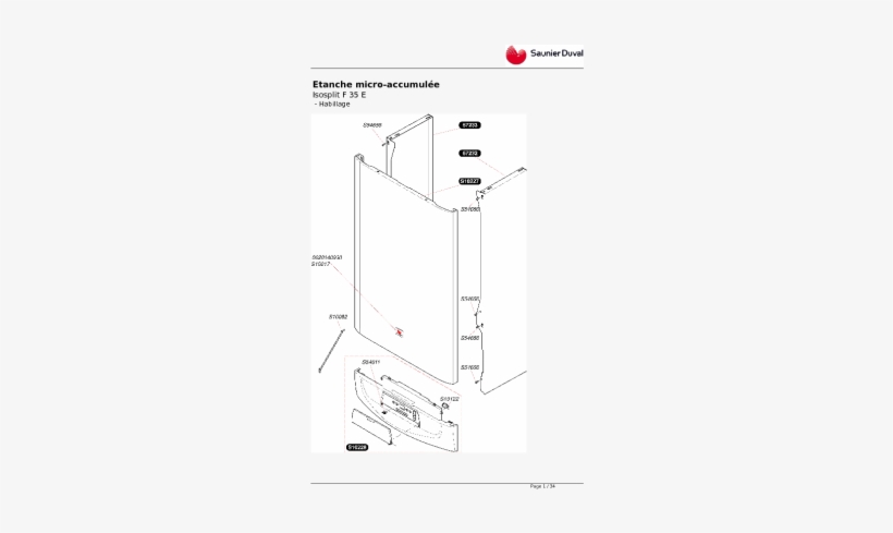 Isosplit F 35 E - Diagram, transparent png download