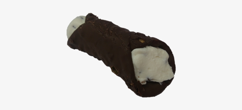 Chocolate Dipped Cannoli Shell With Regular Filling - Chocolate, transparent png download