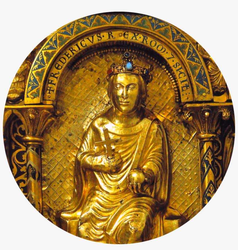 Holy Roman Emperor Frederick Ii As Depicted In The - Gicléedruk: The Shrine Of Charlemagne, Detail: Frederick, transparent png download
