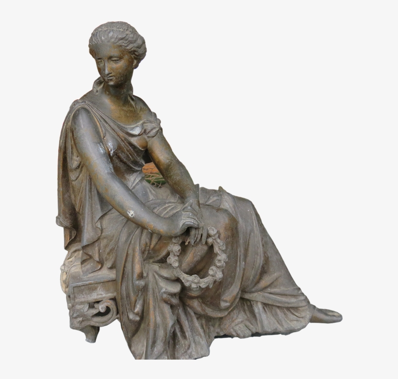 Sculpture, Garden Figurines, Youth Stalk, Female - Body Statues