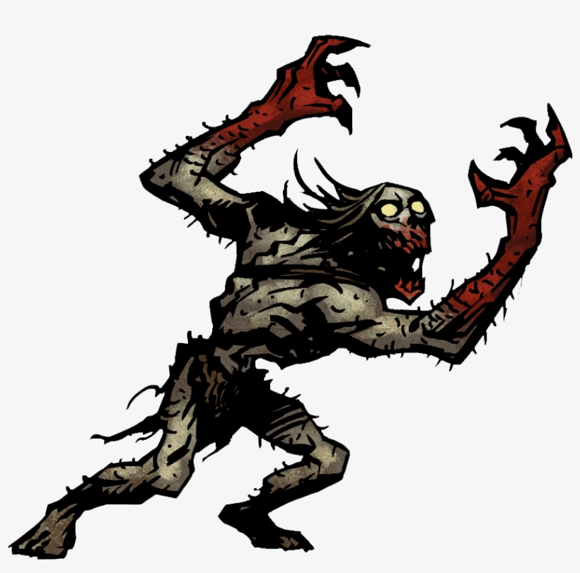 Slavering Ghoul Darkest Dungeon, transparent png download