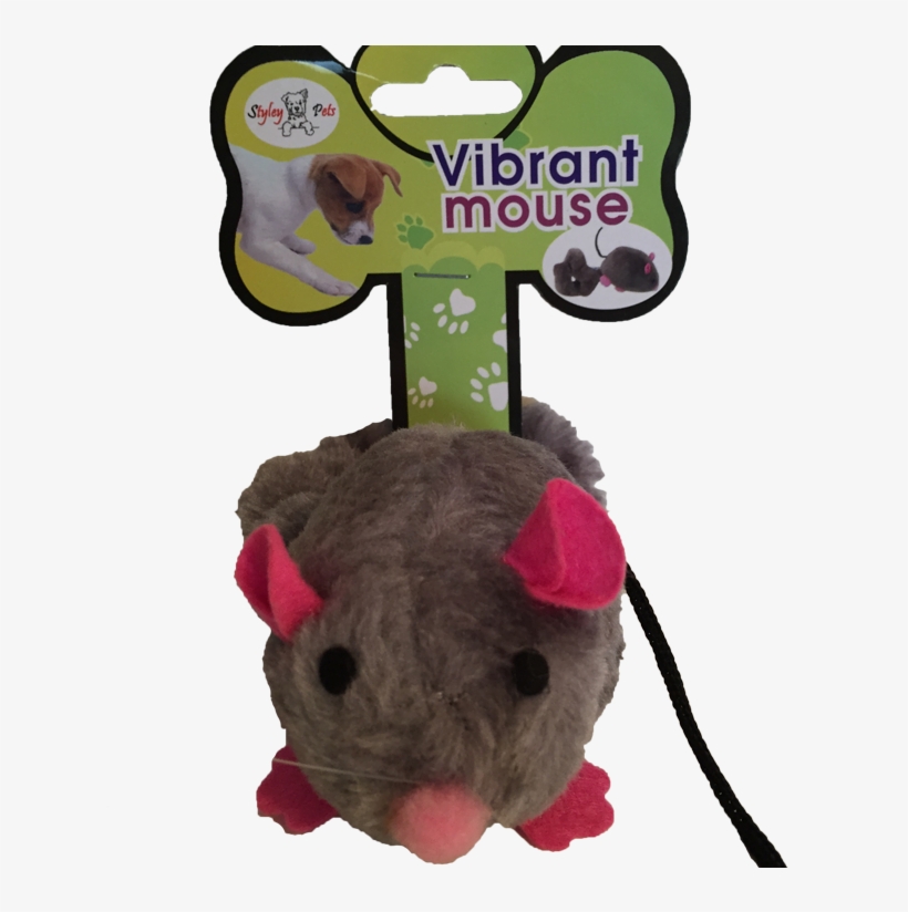 Cat Toy Grey Vibrating Mouse - Toy, transparent png download