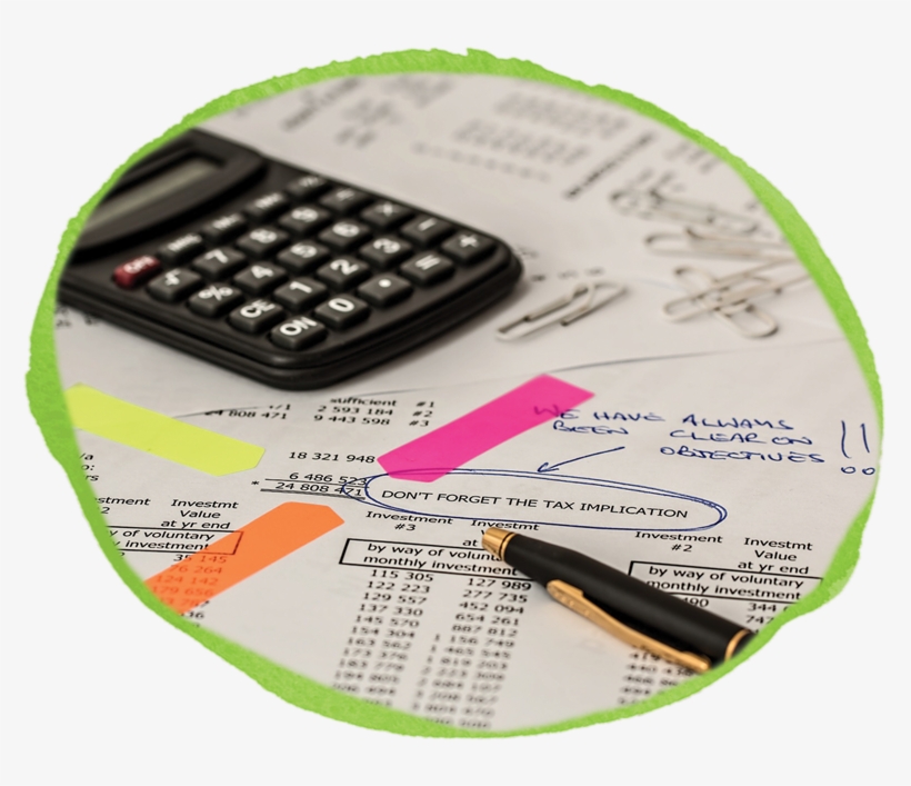 Planned Gifts Green Circle - 2016 Realtor's Tax Guide, Diary And Journal: Audit, transparent png download