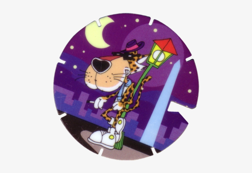 Tazos > Series 1 > 061 100 Chester Cheetah 86 Pimp - Chester Cheetos Tazos, transparent png download