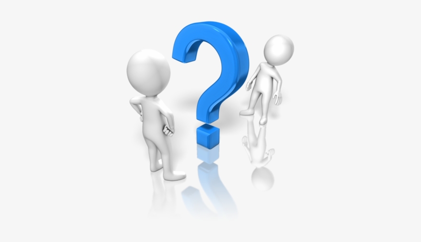 Question Between Figures 400 Clr - Question Between Two People, transparent png download