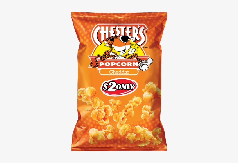 Chester's® Cheddar Flavored Popcorn - Chester's Cheddar Popcorn, transparent png download