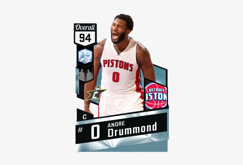 Andre Drummond Diamond Card - Nba 2k Gilbert Arenas, transparent png download