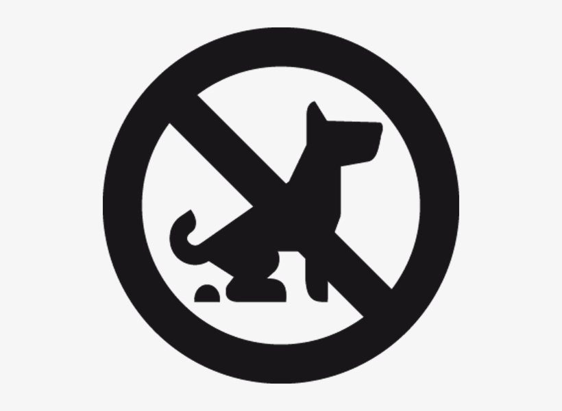 No Dog Poop Sign Sticker - Socality Logo, transparent png download