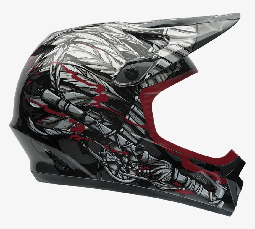 Bell Transfer 9 Downhill Cycling Helmet War Chief - Bell Transfer 9 Helmet. 2015, transparent png download