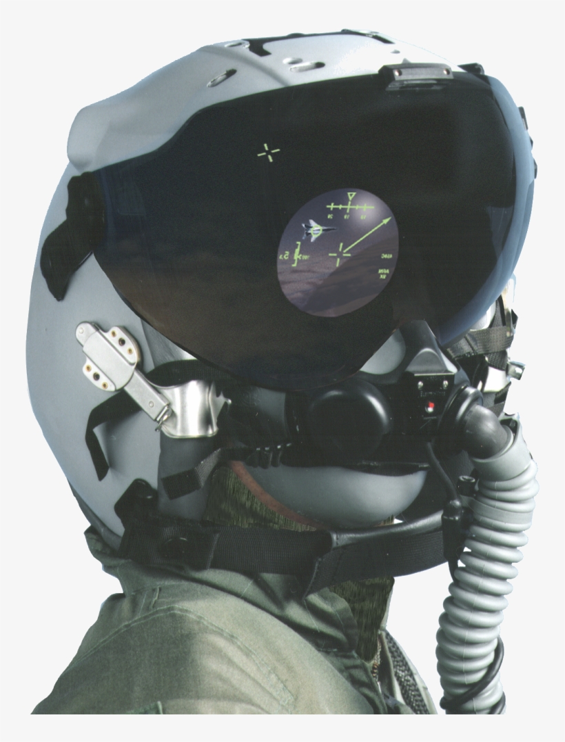 Jhmcs Attached To Helmet - Rafale Helmet Mounted Display, transparent png download