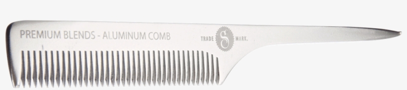 Deluxe Metal Side Part Comb - Blade, transparent png download