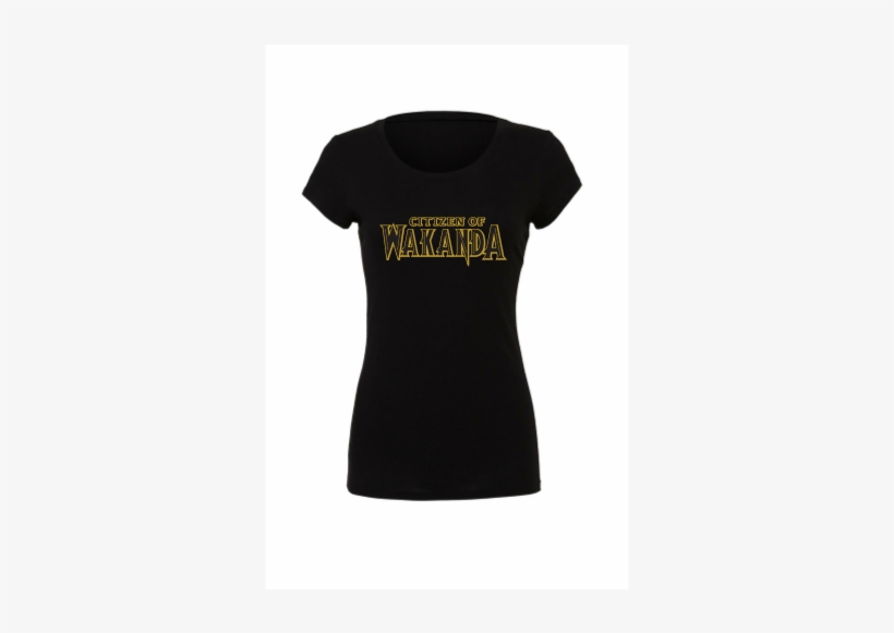 Citizen Of Wakanda Fitted Ladies' Tee - Like My Coffee Black Like My Soul Glitter Shirt - Various, transparent png download