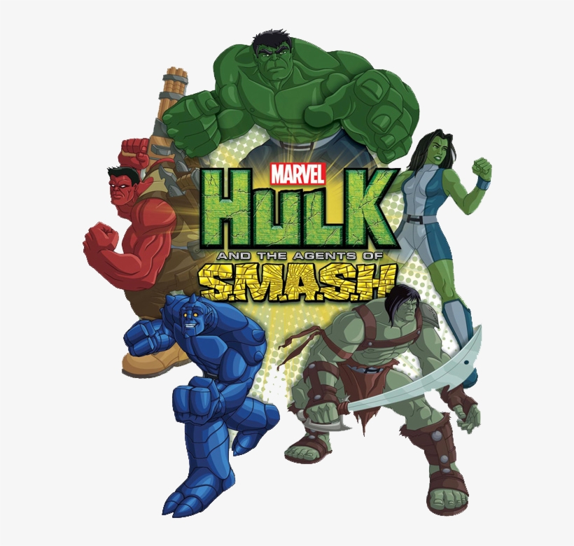 Logo And The Agents Of Smash Hulk Clipart - Hulk Y Los Agentes De Smash, transparent png download