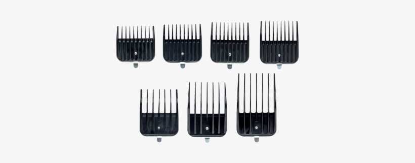 21684 Snap On Blade Attachment Combs 7 Combs Straight - Andis Snap On Blade Attachment Combs, transparent png download