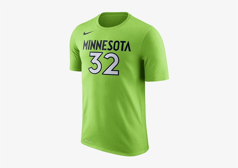 Nike Nba Minnesota Timberwolves Karl Anthony Towns - T Shirt Minnesota Timberwolves, transparent png download