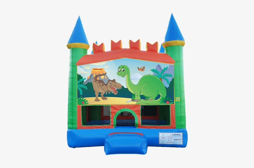 Dinosaur Kingdom - Disney Princess Cone Bounce House, transparent png download