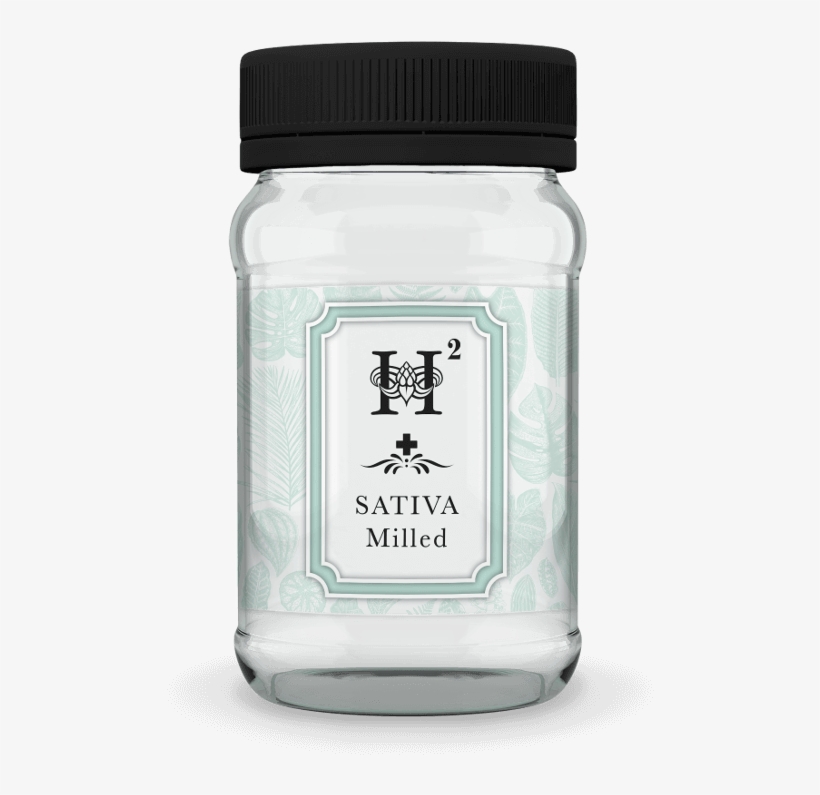Hydropothecary H2 Sativa Milled Medical Marijuana Jar - Hydropothecary Decarb, transparent png download