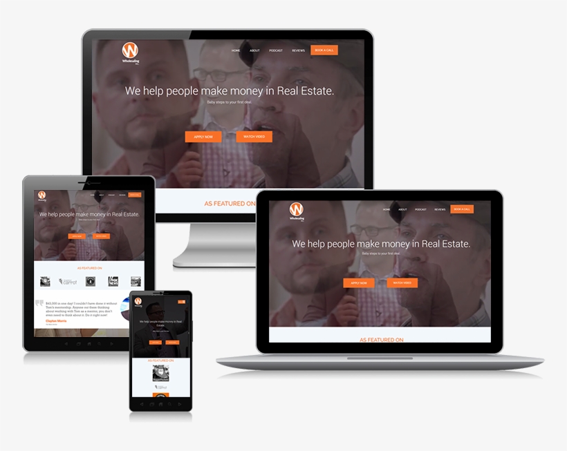 Ttp » Responsive Web Design Png Image - Iphone, transparent png download