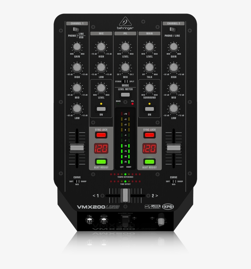 P0a2r - Behringer Vmx200usb Pro Mixer, transparent png download