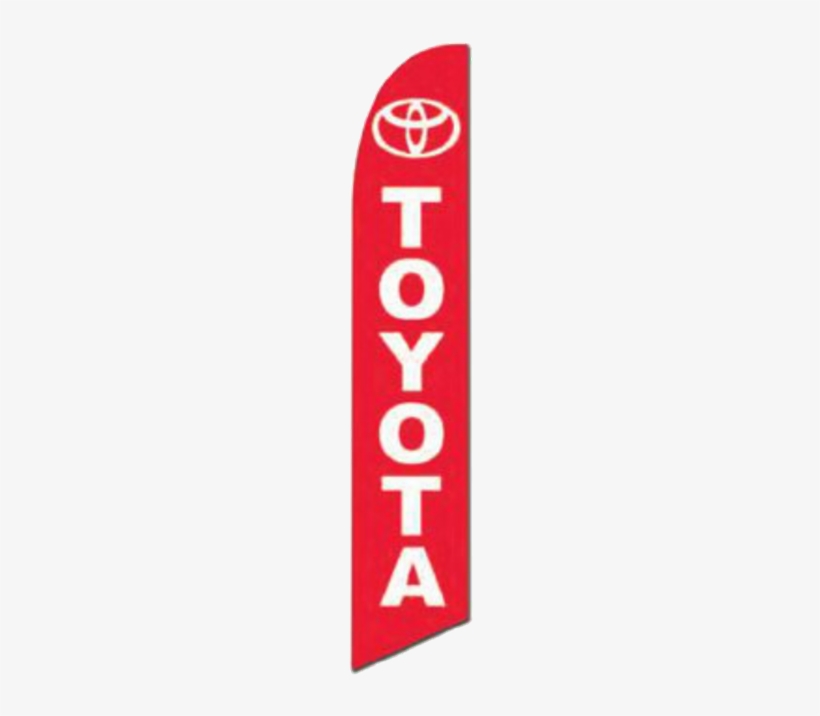 Toyota Swooper Banner - Toyota Flag, transparent png download