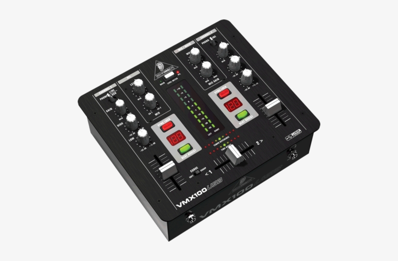 Pro Mixer Vmx100usb Behringer - Behringer Vmx 100 Usb Pro Mixer, transparent png download