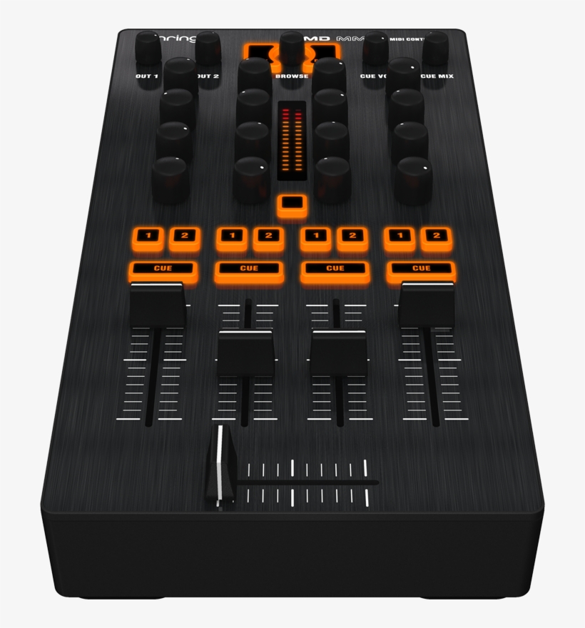 4 Channel Mixer-based Midi Module - Behringer Cmd Mm-1 4-ch Mixer-based Midi Module, transparent png download