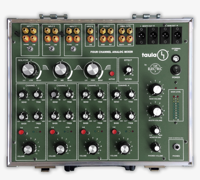 Wooden Sided Or Built Inside A Portable Flight Case - Can Electric Taula 4 Rotary, transparent png download