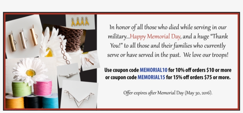 Memorial Day Coupon Codes - Envelope, transparent png download